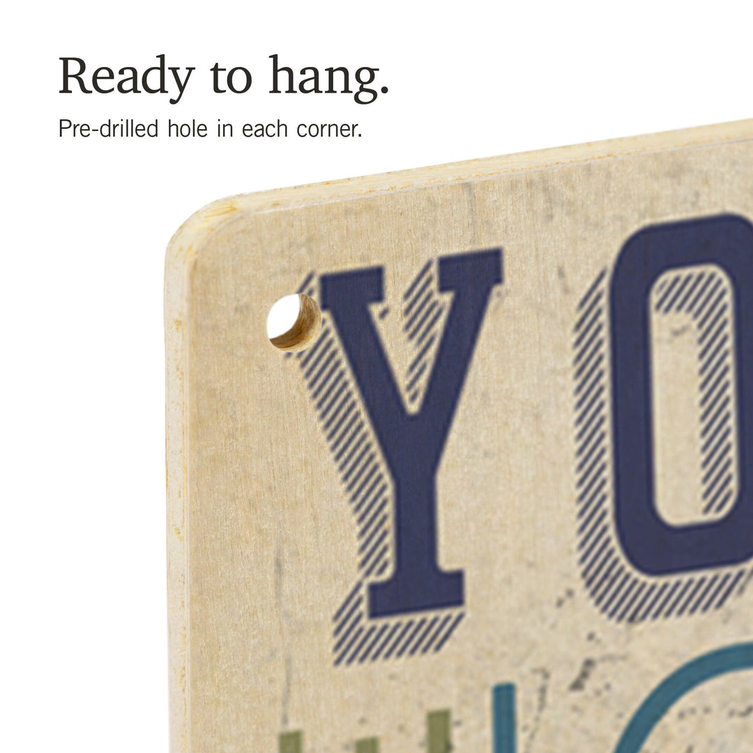 York Beach, Maine, Typography, Lantern Press Artwork, Wood Signs and Postcards Wood Lantern Press