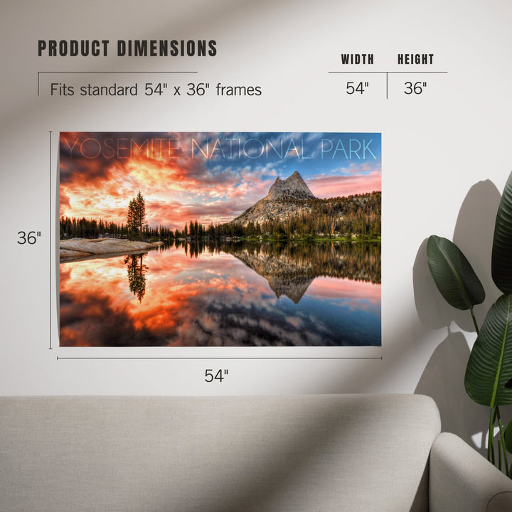 Yosemite National Park, California, Cathedral Lake, Art & Giclee Prints Art Lantern Press