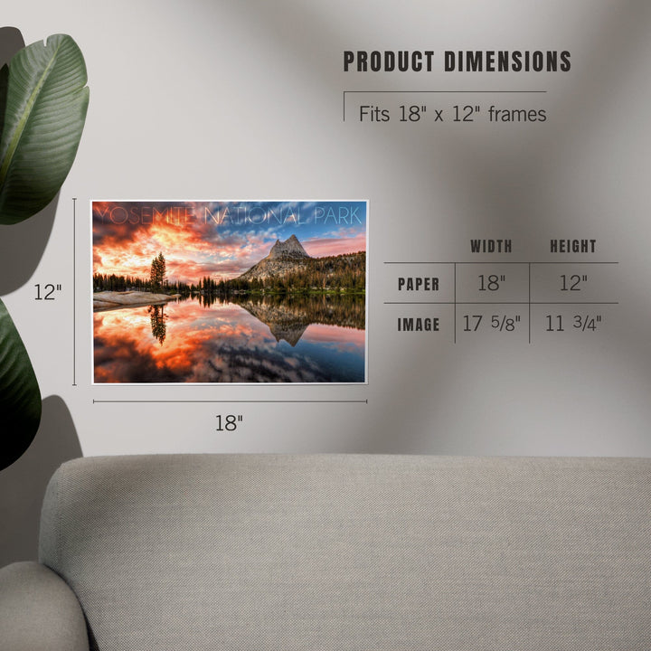 Yosemite National Park, California, Cathedral Lake, Art & Giclee Prints Art Lantern Press