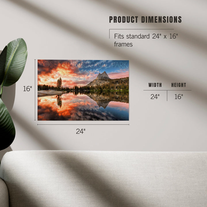 Yosemite National Park, California, Cathedral Lake, Art & Giclee Prints Art Lantern Press