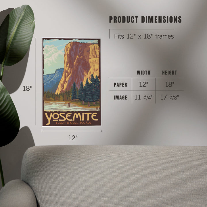 Yosemite National Park, California, El Capitan, Art & Giclee Prints Art Lantern Press