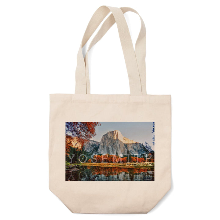 Yosemite National Park, California, Fall Colors and Reflection, Tote Bag Totes Lantern Press