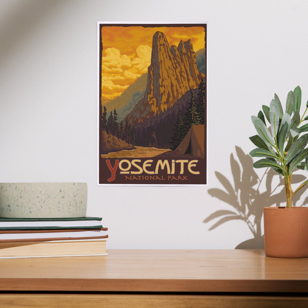Yosemite National Park, California, Sentinel, Art & Giclee Prints Art Lantern Press