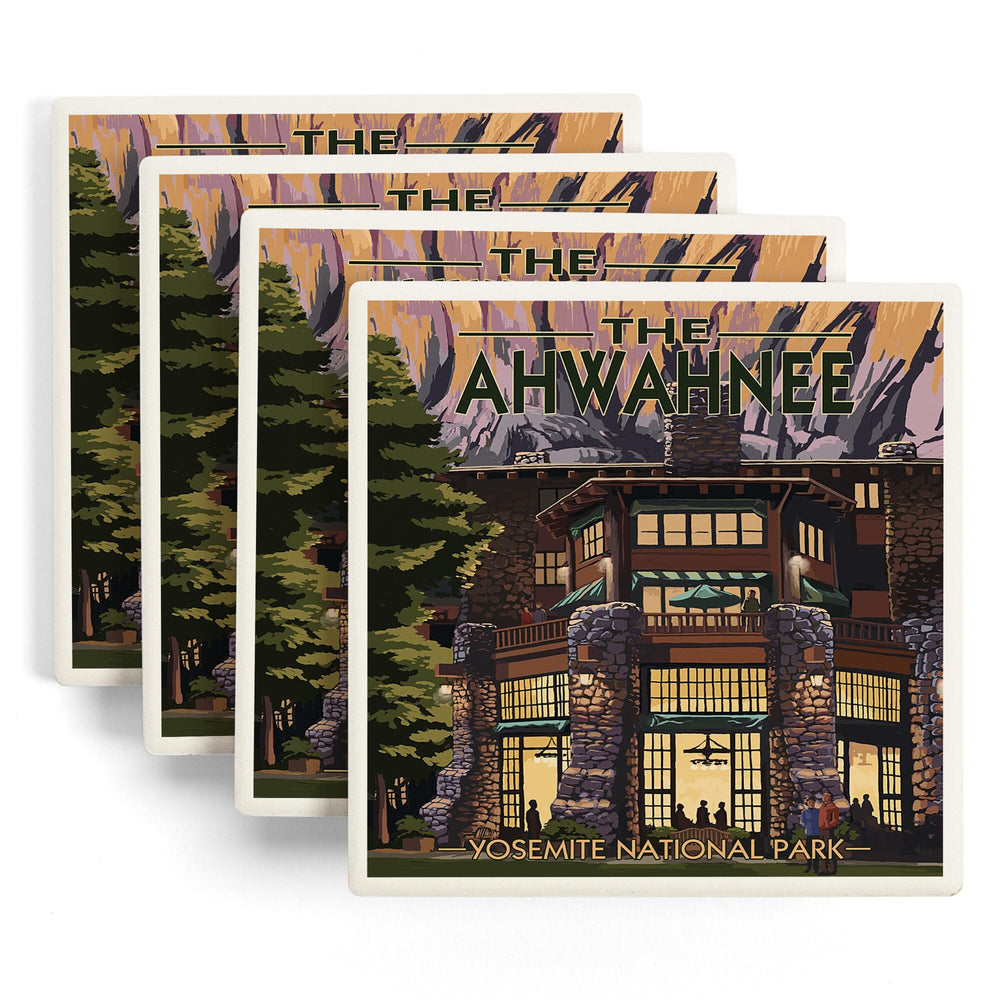 Yosemite National Park, California, The Ahwahnee, Coasters Coasters Lantern Press