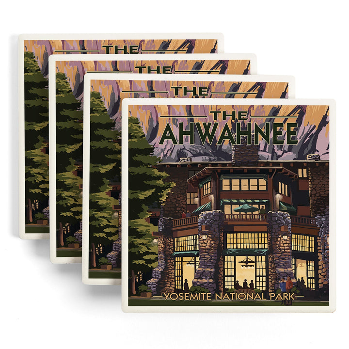 Yosemite National Park, California, The Ahwahnee, Coasters Coasters Lantern Press