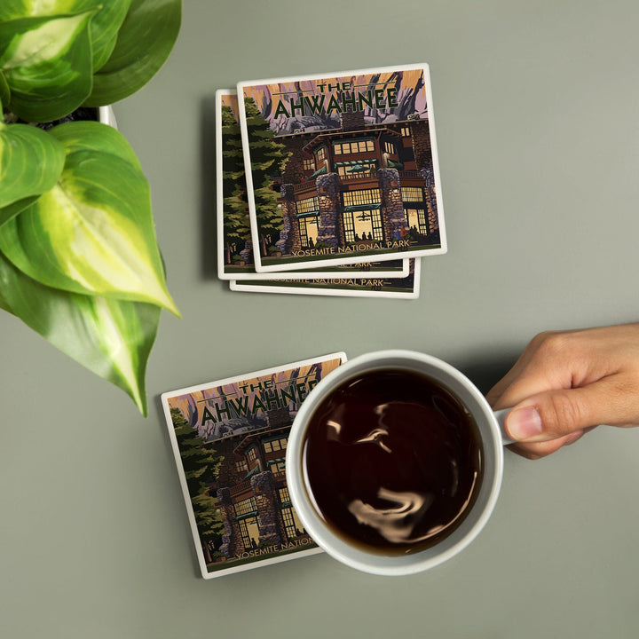 Yosemite National Park, California, The Ahwahnee, Coasters Coasters Lantern Press