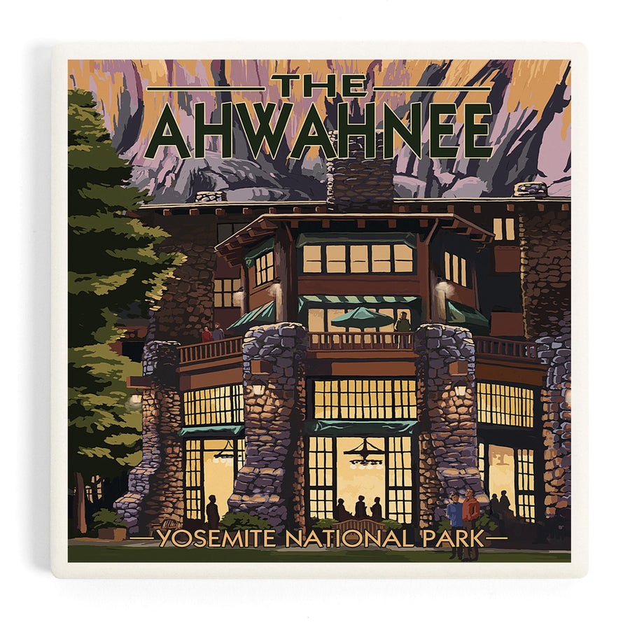 Yosemite National Park, California, The Ahwahnee, Coasters Coasters Lantern Press