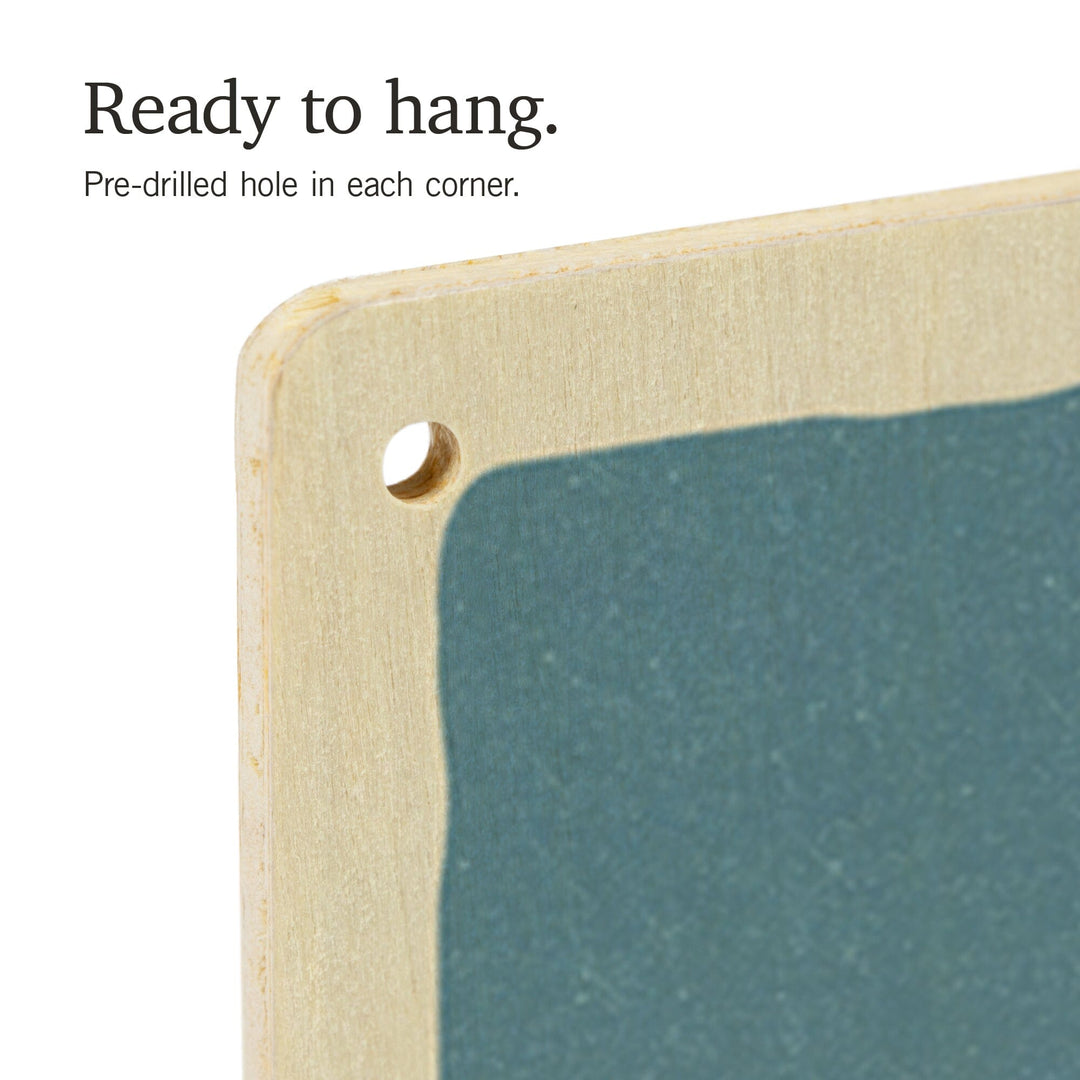 Block Island, Rhode Island, South East Lighthouse, Letterpress, Lantern Press Artwork, Wood Signs and Postcards - Lantern Press