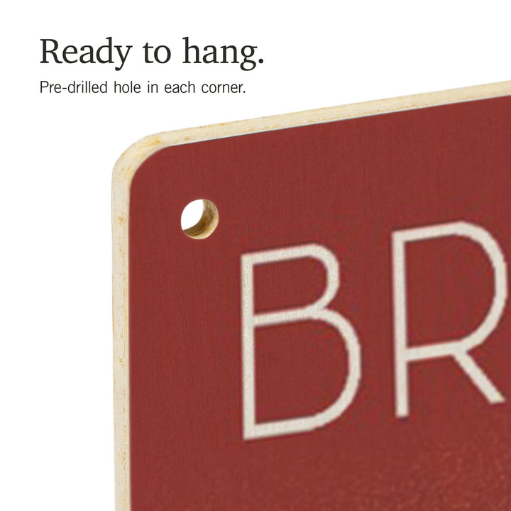 Breckenridge, Colorado, Skier In the Mountains, Litho, Lantern Press Artwork, Wood Signs and Postcards - Lantern Press