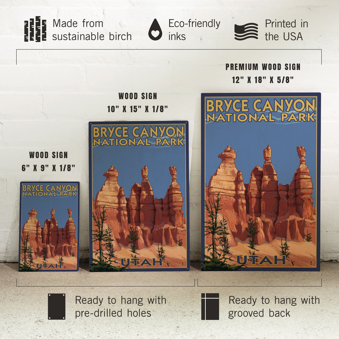 Bryce Canyon National Park, Utah, Summer #2, Lantern Press Artwork, Wood Signs and Postcards - Lantern Press