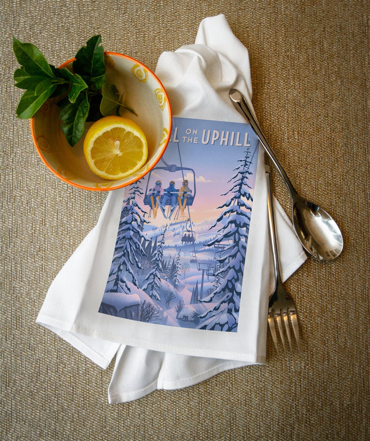 Chill on the Uphill, Ski Lift - Lantern Press