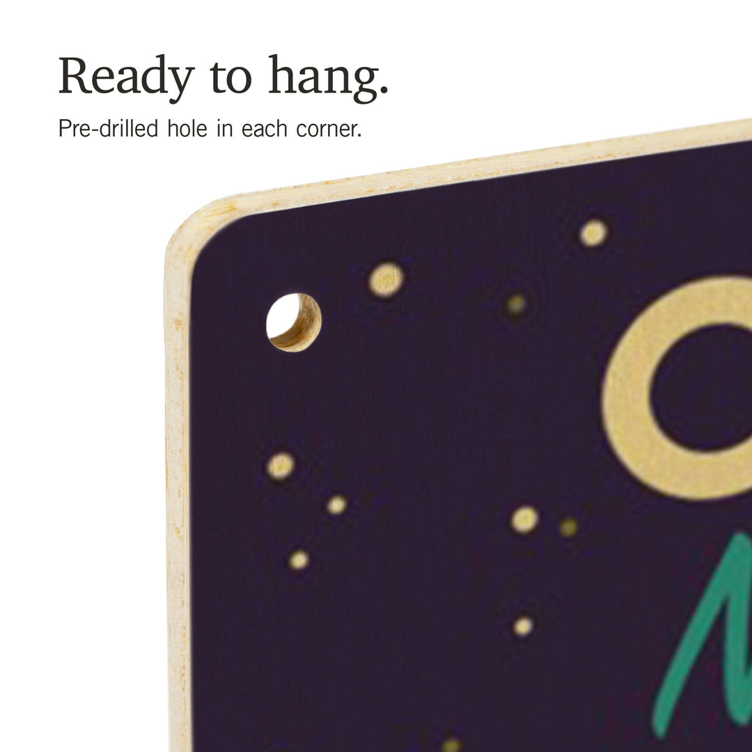 Chiricahua National Monument, Arizona, Night Time Geometric, Lantern Press Artwork, Wood Signs and Postcards - Lantern Press