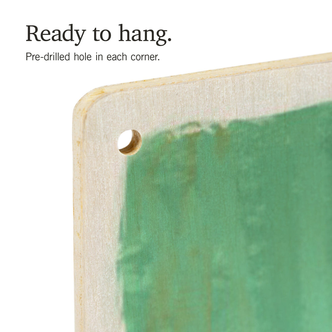 Cow, Vivid, Lantern Press Artwork, Wood Signs and Postcards - Lantern Press