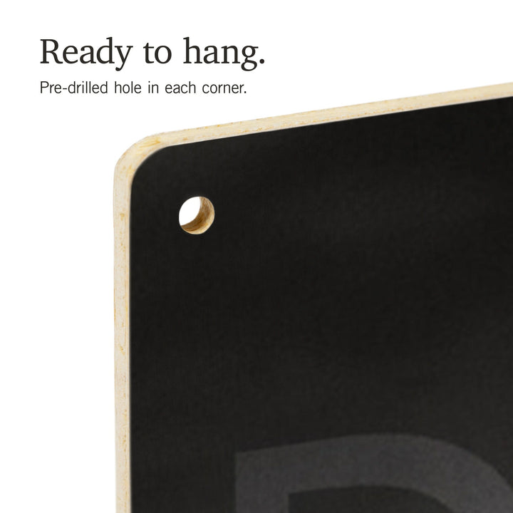 Detroit, Michigan, City at Night, Lantern Press Photography, Wood Signs and Postcards - Lantern Press