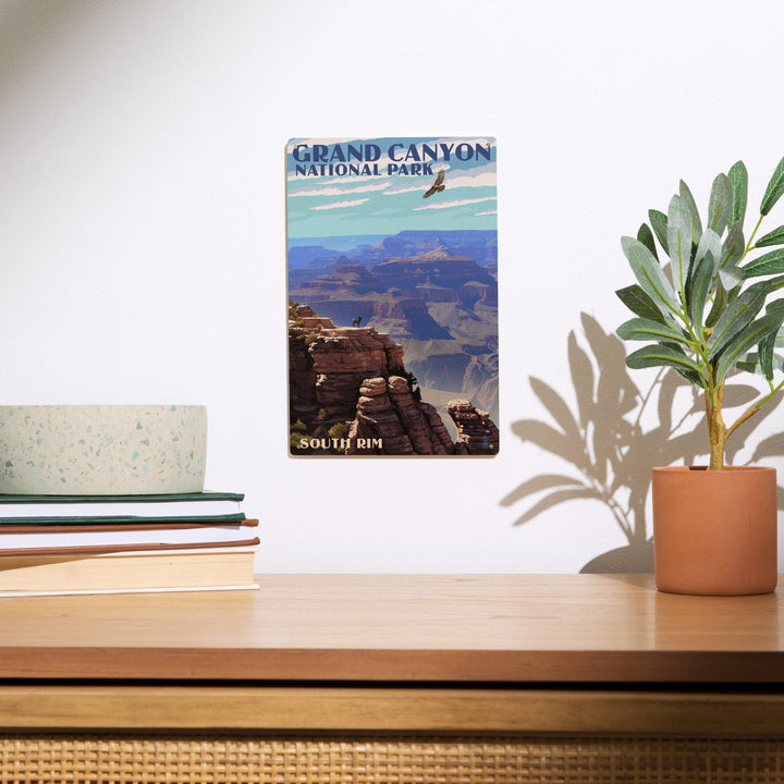 Grand Canyon National Park, Arizona, South Rim, Lantern Press Artwork, Wood Signs and Postcards - Lantern Press