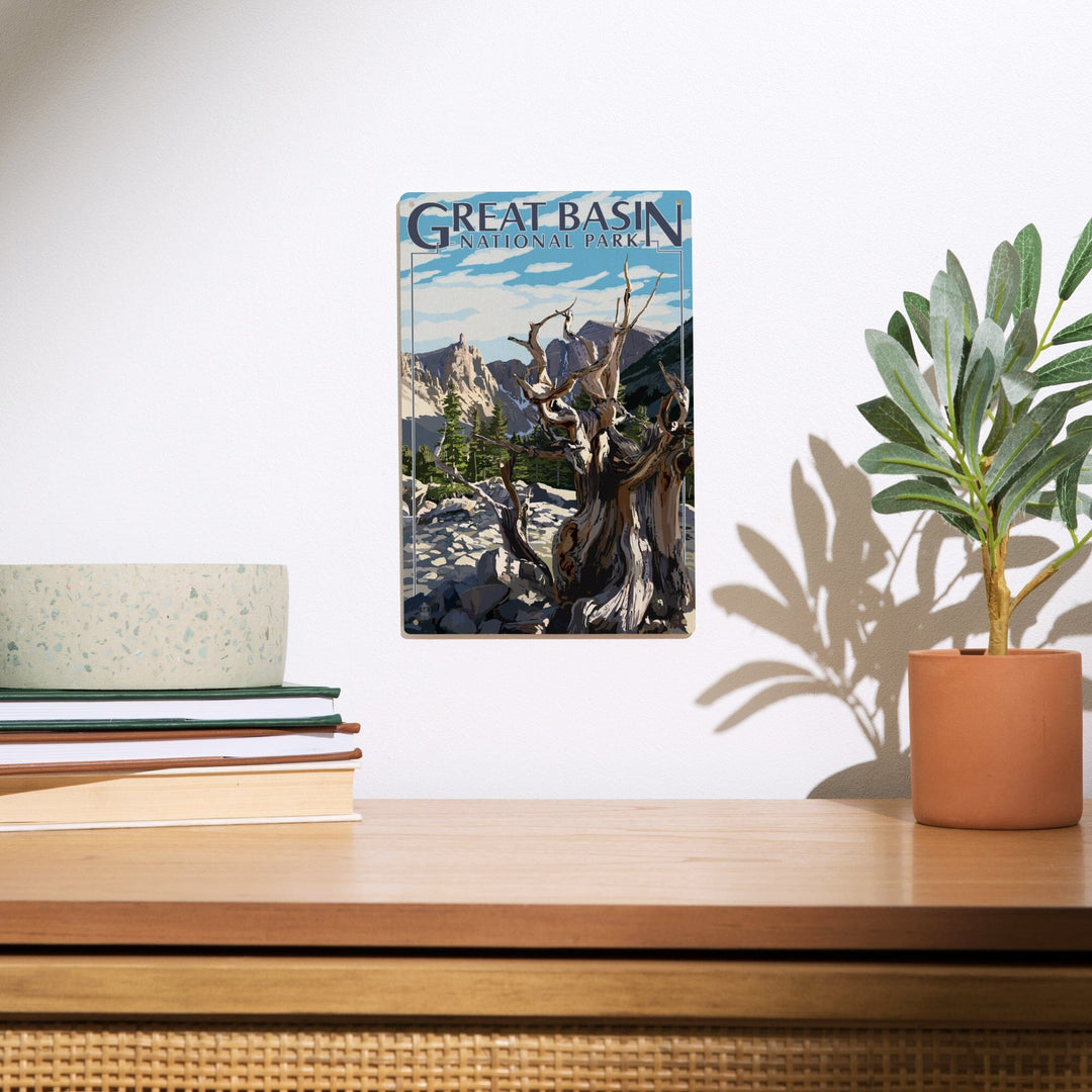 Great Basin National Park, Wheeler Peak, Lantern Press Artwork, Wood Signs and Postcards - Lantern Press