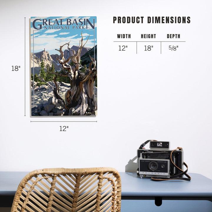 Great Basin National Park, Wheeler Peak, Lantern Press Artwork, Wood Signs and Postcards - Lantern Press