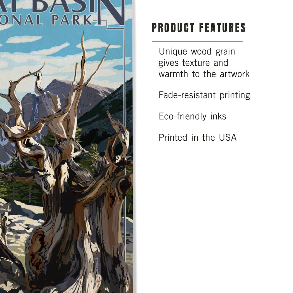 Great Basin National Park, Wheeler Peak, Lantern Press Artwork, Wood Signs and Postcards - Lantern Press