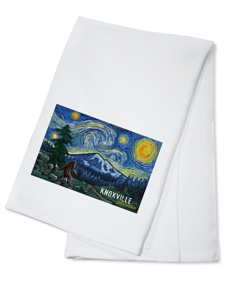 Knoxville, Tennessee, Bigfoot, Starry Night - Lantern Press