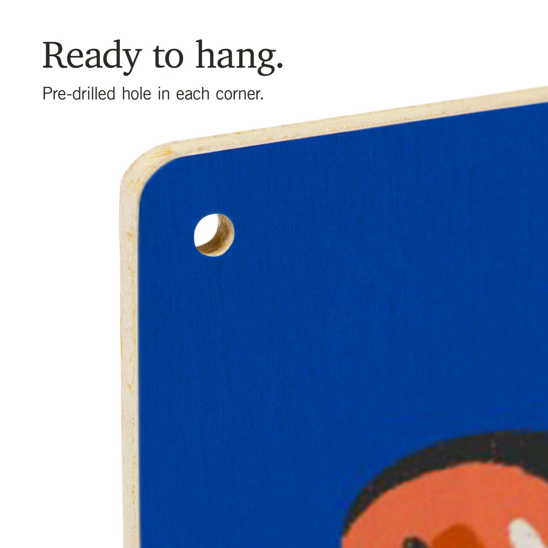 Lush Environment Collection, Tiger Portrait, Wood Signs and Postcards - Lantern Press