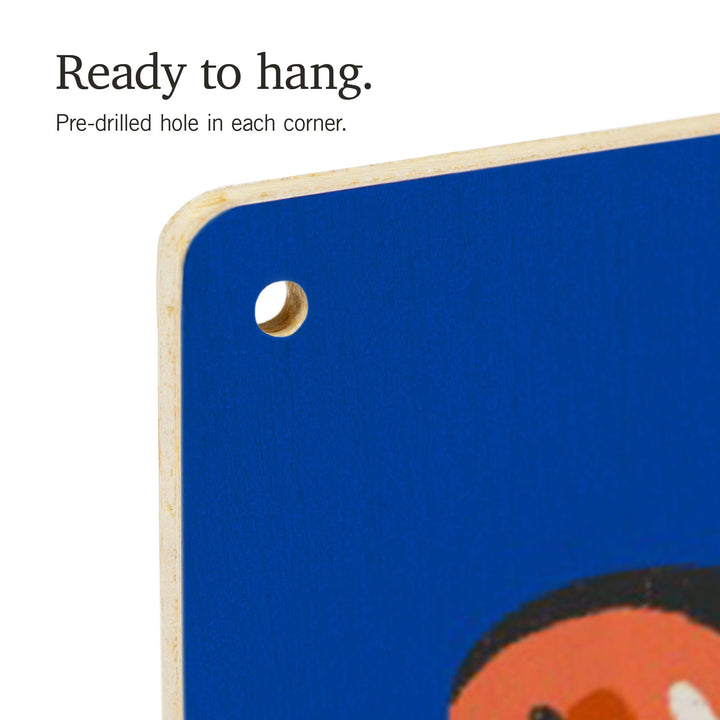 Lush Environment Collection, Tiger Portrait, Wood Signs and Postcards - Lantern Press