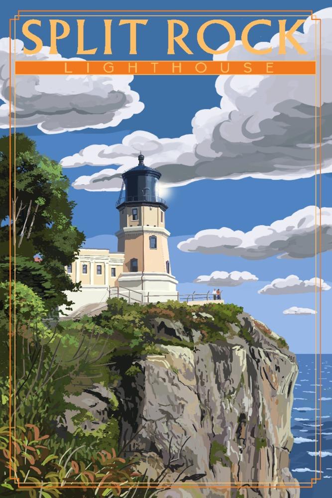 Minnesota, Split Rock Lighthouse, Art & Giclee Prints - Lantern Press