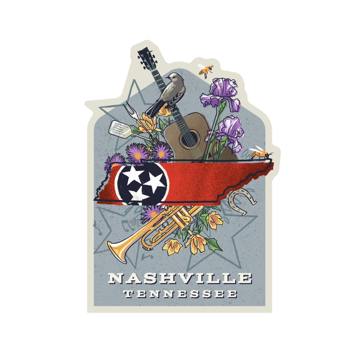 Nashville, Tennessee, State Treasure Trove, Contour Kitchen Lantern Press