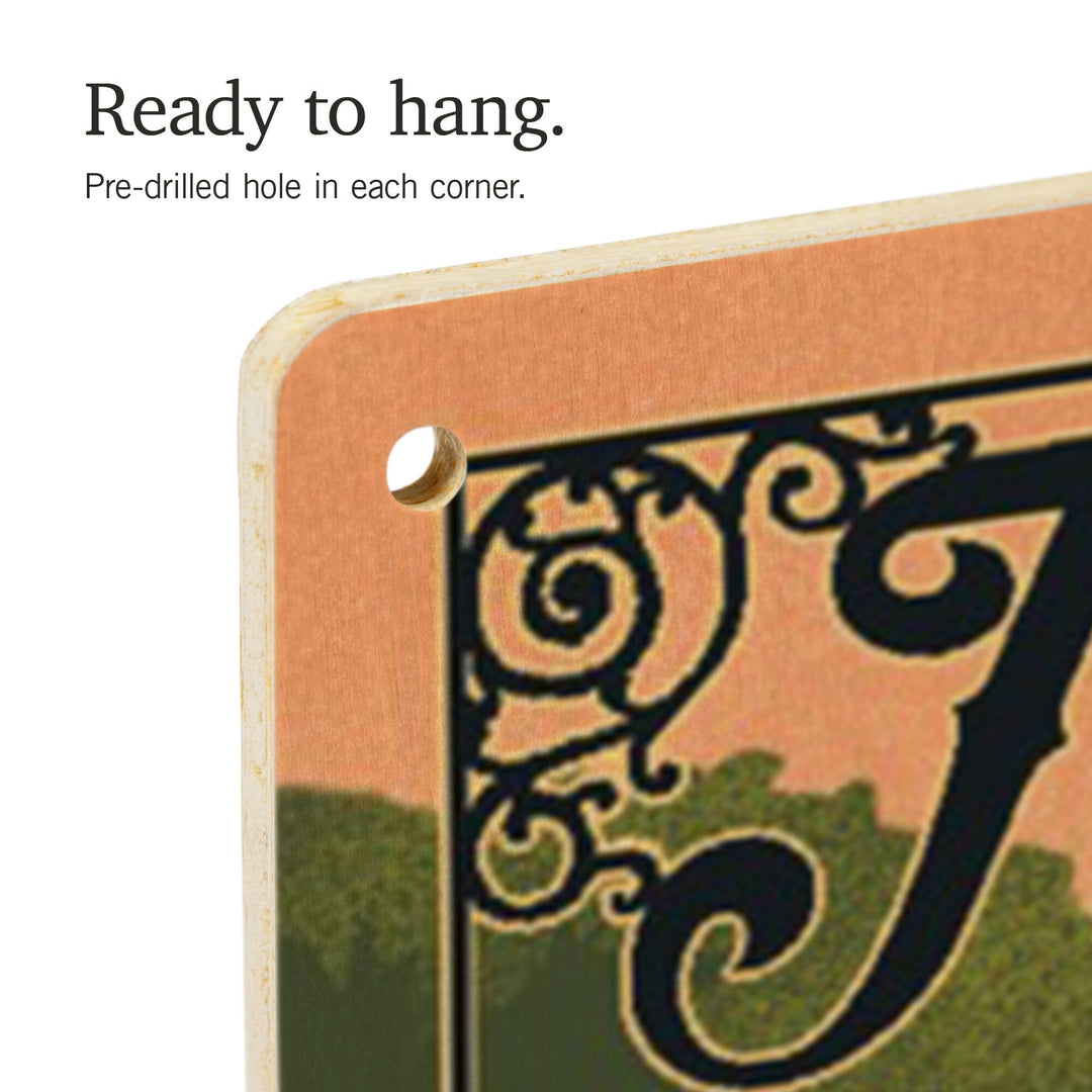 New Orleans, Louisiana, Litho, Lantern Press Artwork, Wood Signs and Postcards Wood Lantern Press