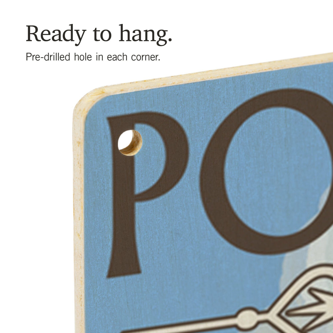 Point Betsie Lighthouse, Michigan, Lantern Press Artwork, Wood Signs and Postcards Wood Lantern Press