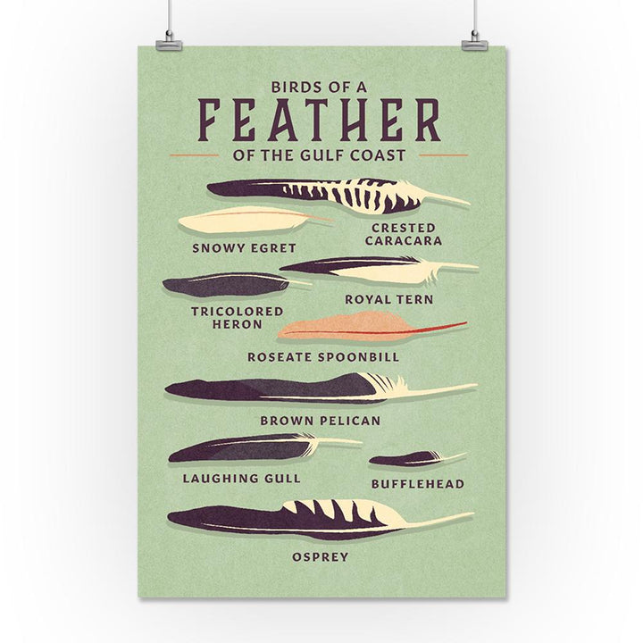 Shorebirds at Sunset Collection, Birds of a Feather, Gulf Coast, Art Prints and Metal Signs Art Lantern Press 36 x 54 Giclee Print