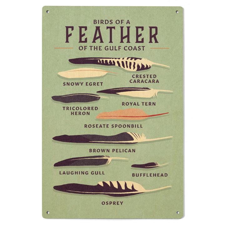 Shorebirds at Sunset Collection, Birds of a Feather, Gulf Coast, Wood Signs and Postcards Wood Lantern Press