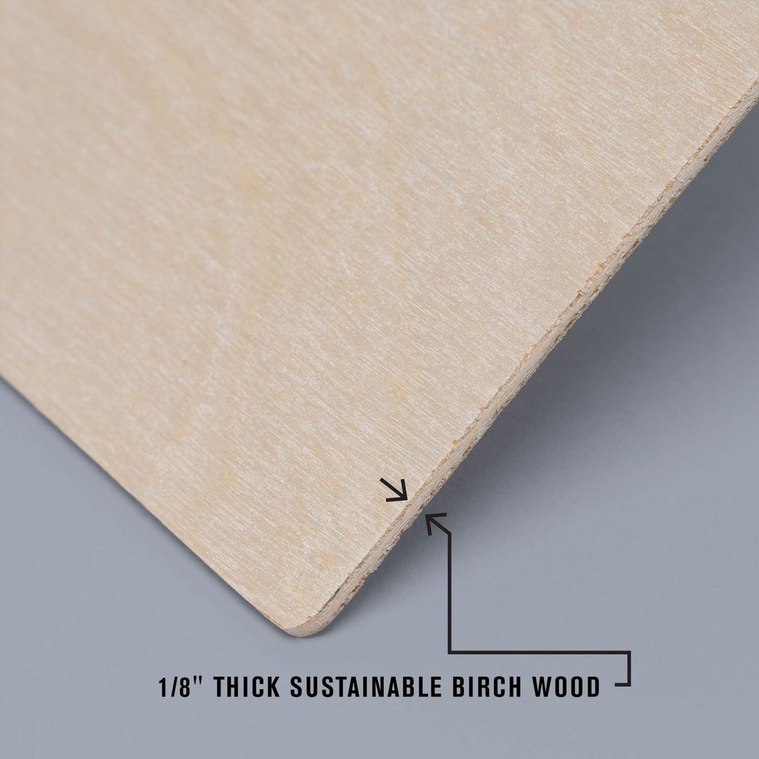 Ski Moose, Distressed Vector, Lantern Press Artwork, Wood Signs and Postcards Wood Lantern Press