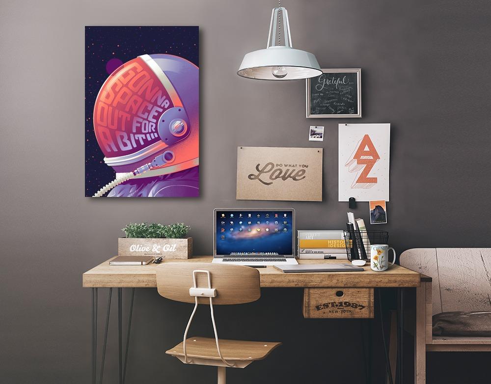 Spacethusiasm Collection, Astronaut, Gonna Space Out For A Bit, Stretched Canvas Canvas Lantern Press