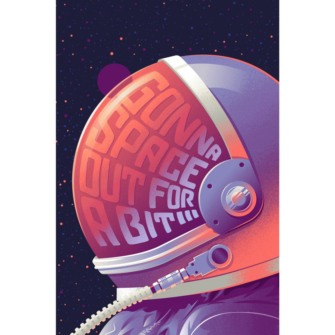 Spacethusiasm Collection, Astronaut, Gonna Space Out For A Bit, Stretched Canvas Canvas Lantern Press