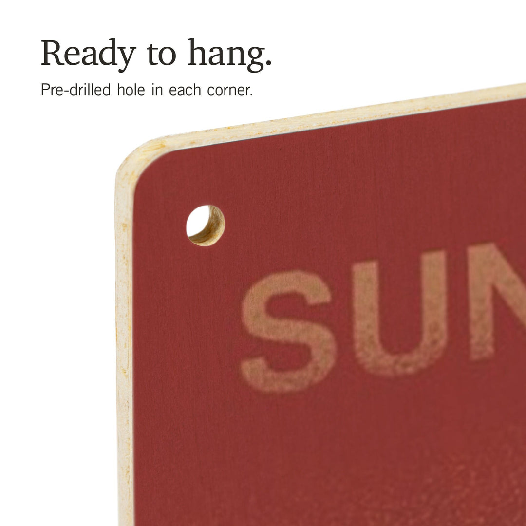 Sun Valley, Idaho, Skier In the Mountains, Litho, Lantern Press Artwork, Wood Signs and Postcards Wood Lantern Press