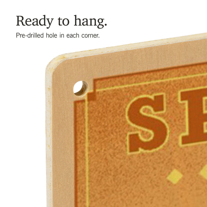 Two Harbors, Minnesota, Split Rock Lighthouse, Lithograph, Lantern Press Artwork, Wood Signs and Postcards Wood Lantern Press