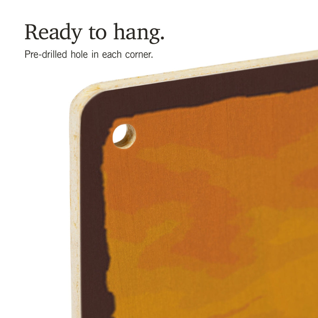 Yosemite National Park, California, Sentinel, Lantern Press Artwork, Wood Signs and Postcards Wood Lantern Press