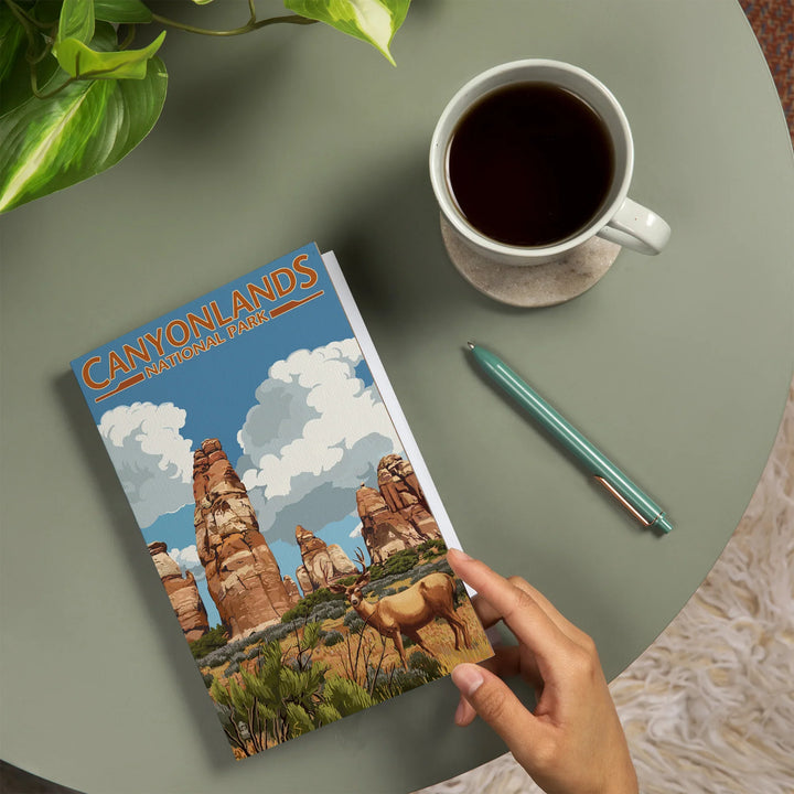 Lined 6x9 Journal, Canyonlands National Park, Utah, Chesler and Deer, Lay Flat, 193 Pages, FSC paper