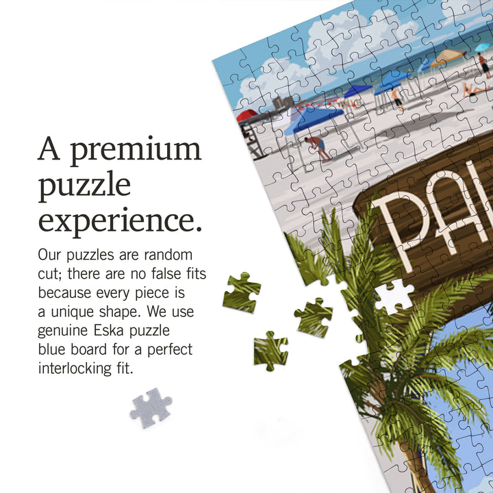 Palm Beach, Florida, Montage Scenes, Jigsaw Puzzle