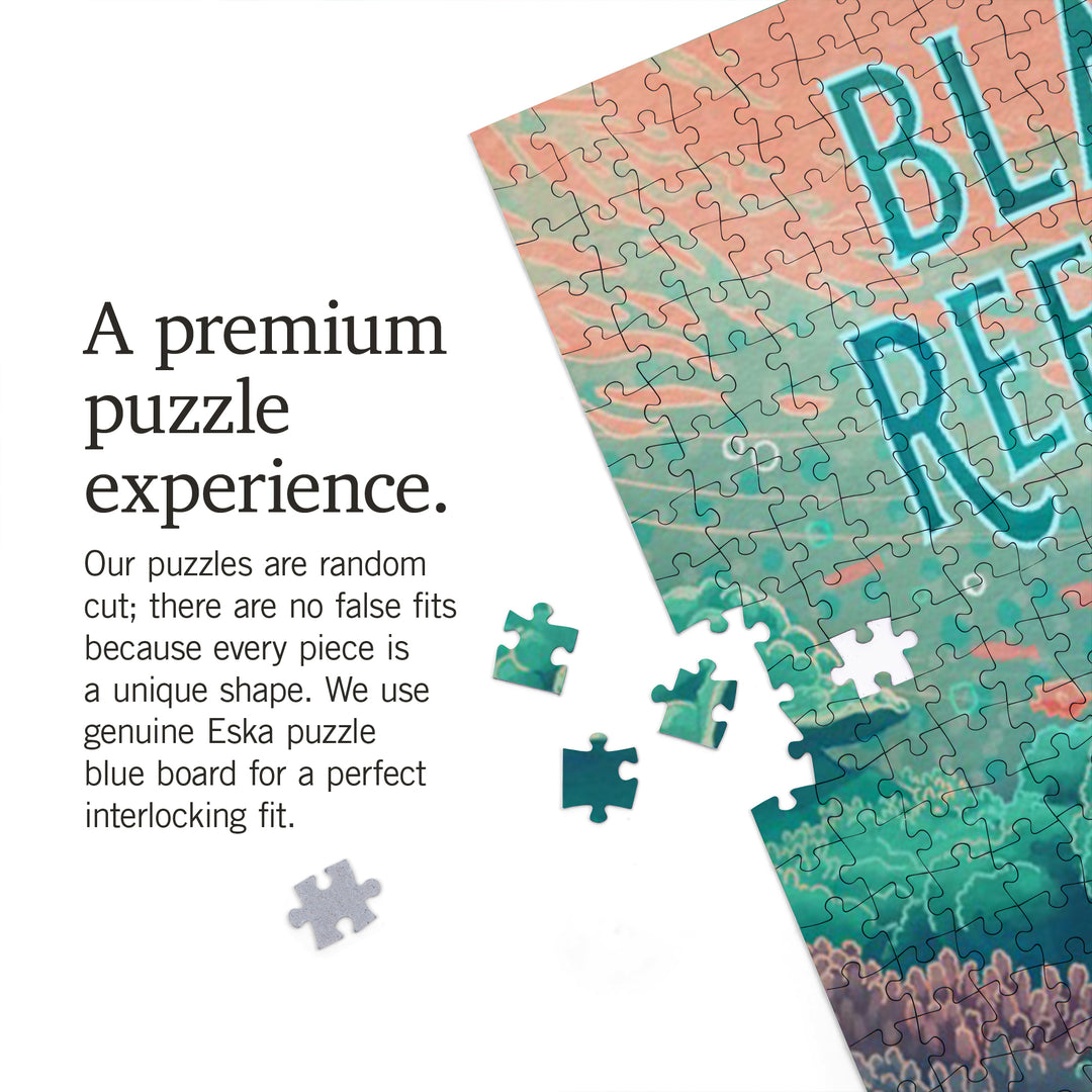 Fluid Linework, Reef Shark, 1000 Piece Jigsaw Puzzle