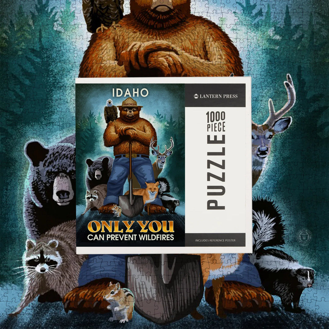 Idaho, Smokey Bear, Only You Can Prevent Wildfires, Officially Licensed, 1000 Piece Jigsaw Puzzle