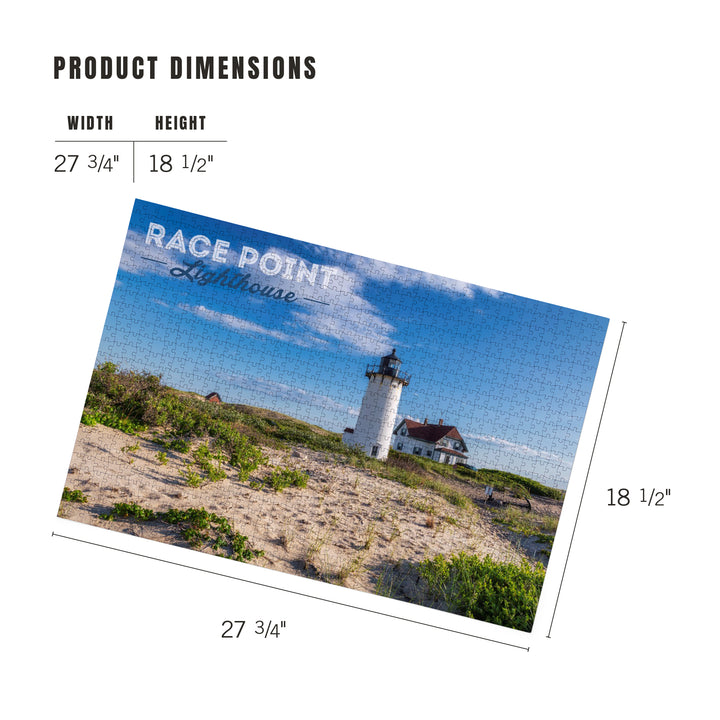 Cape Cod, Massachusetts, Race Point Light Lighthouse, Jigsaw Puzzle