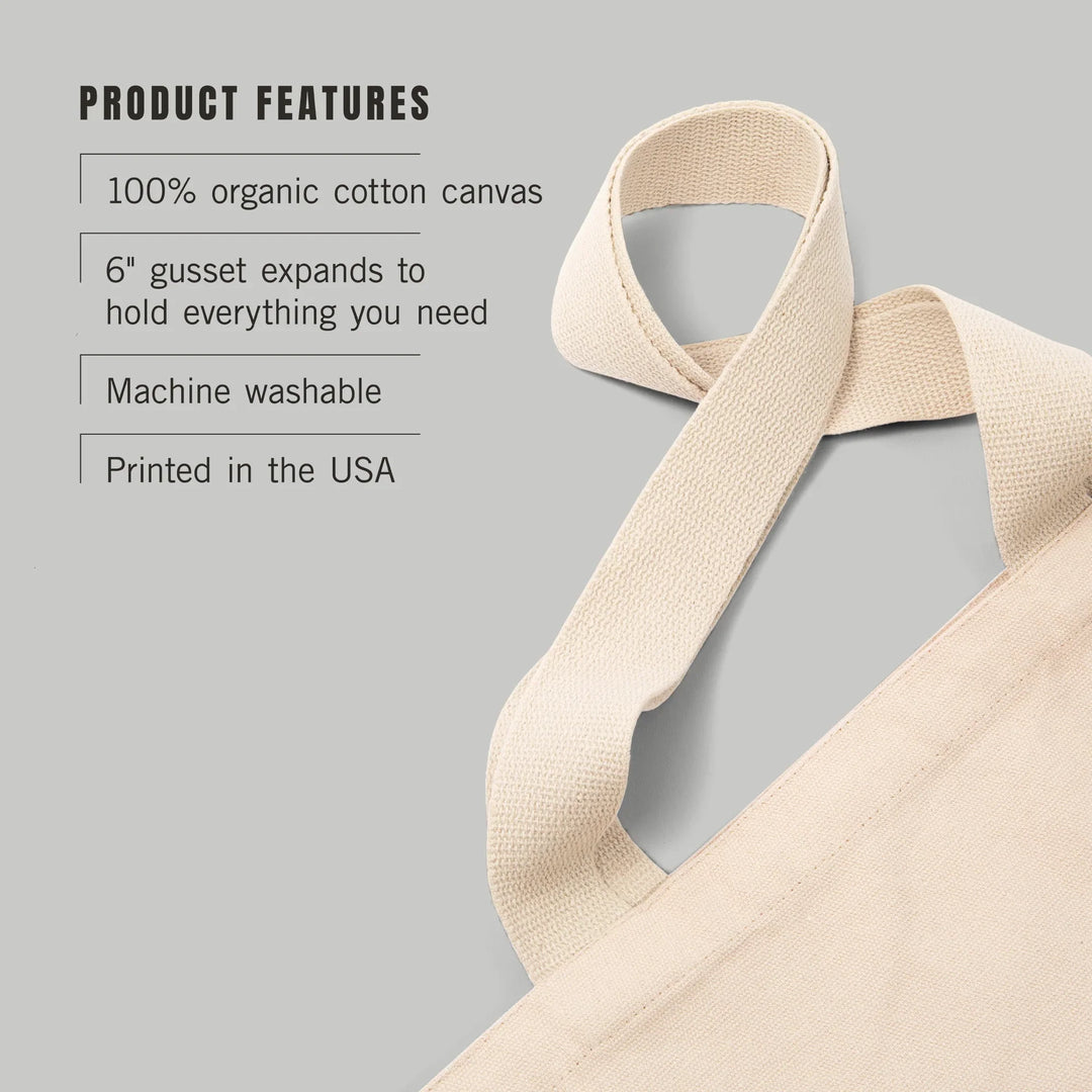 Las Vegas, Nevada, Lithograph, City Series, Tote Bag