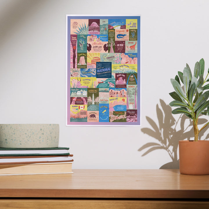 Explore Our National Parks and Monuments, Pastel, Art & Giclee Prints