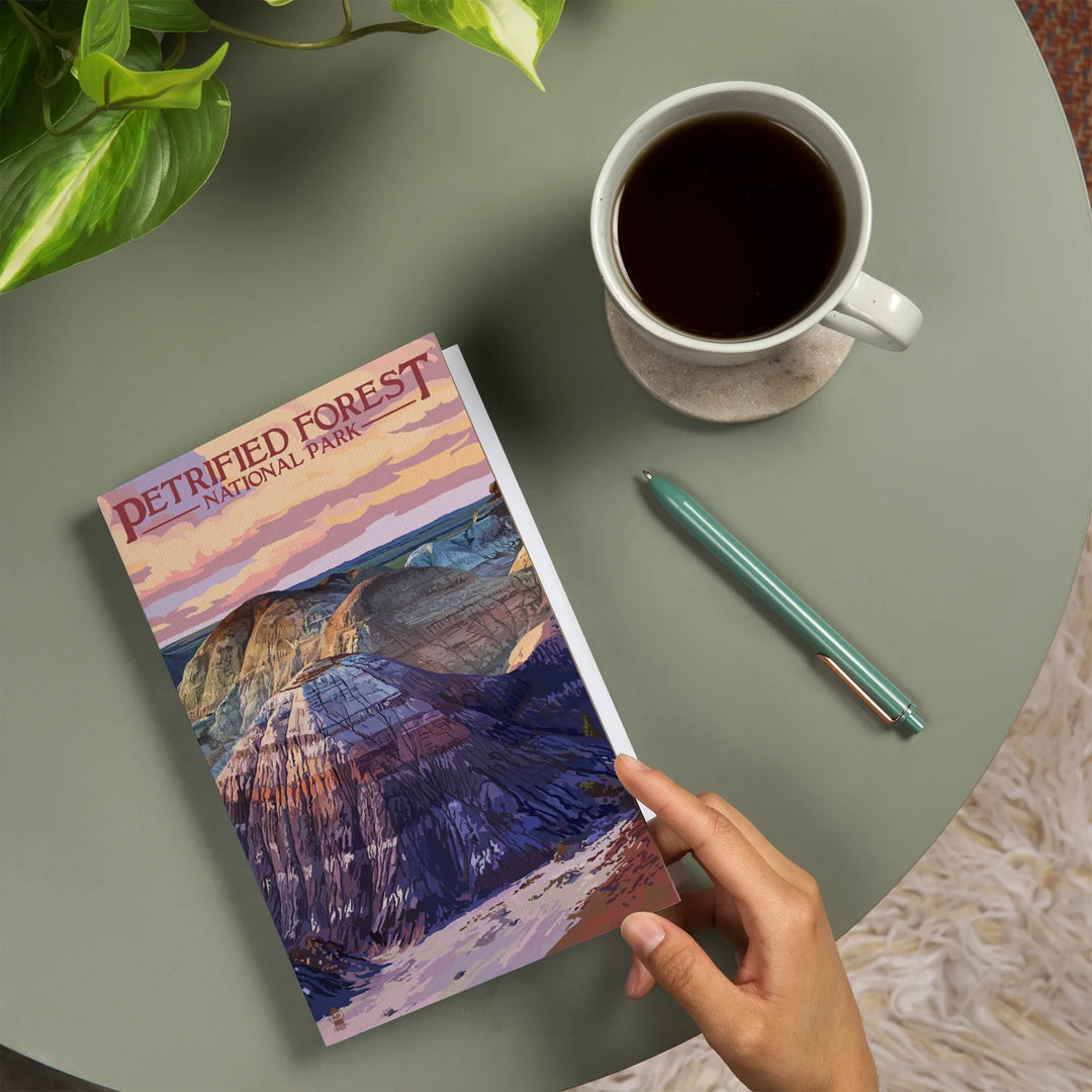 Lined 6x9 Journal, Petrified Forest National Park, Arizona, Chinle Formation, Lay Flat, 193 Pages, FSC paper