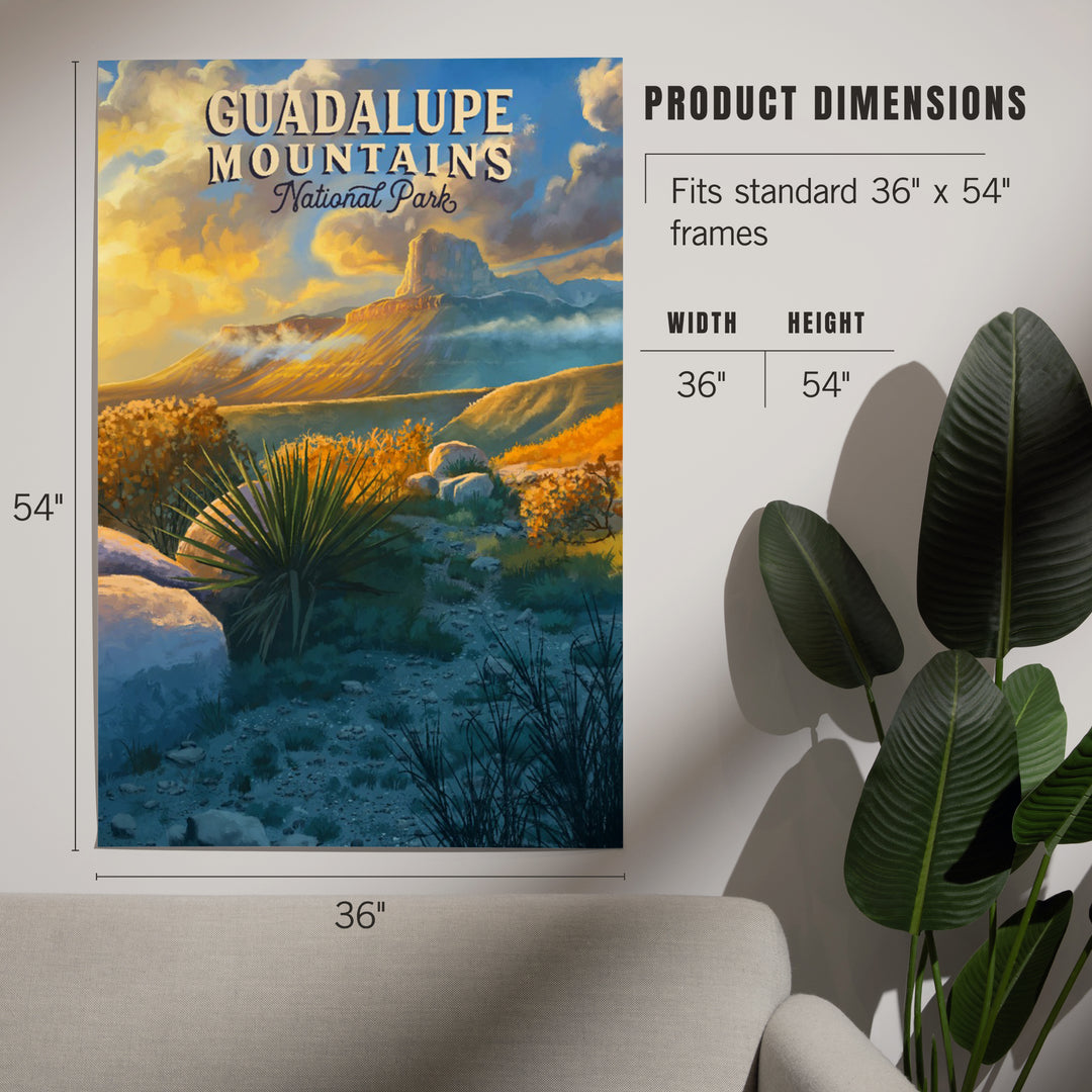 Guadalupe Mountains National Park, Oil Painting, Art & Giclee Prints