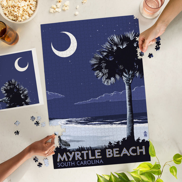 Myrtle Beach, South Carolina, Palmetto Moon, Jigsaw Puzzle