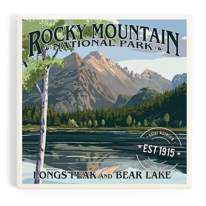 Rocky Mountain National Park, Colorado, Longs Peak and Bear Lake Press, Coasters