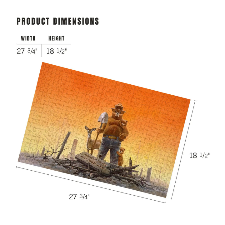 Smokey Bear, Why?, Prevent Forest and Brush Fires, Jigsaw Puzzle