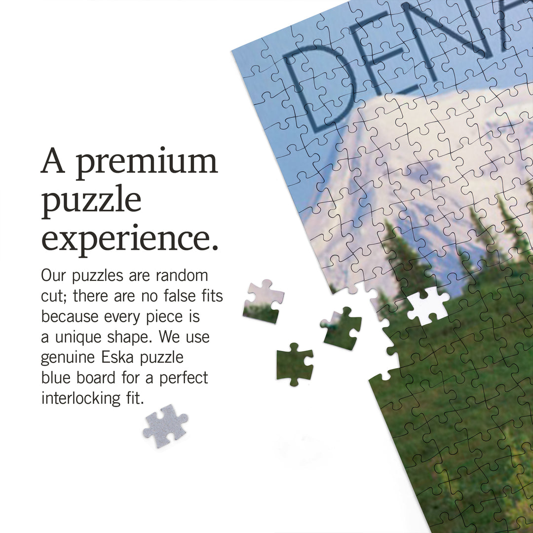 Denali National Park, Alaska, Moose and Water, Jigsaw Puzzle